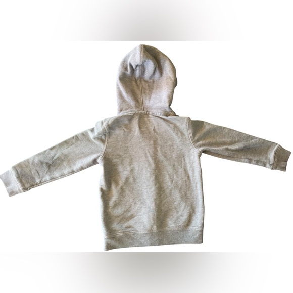 OshKosh B'Gosh Boys' Size 5 Gray Full Zip Logo Hoodie - Picture 4 of 4